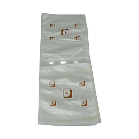 Pak-Sher Pak-Sher 6.3"x7" #4 Portion Food Storage Bag, PK2000 5873